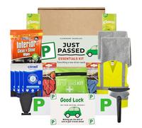 Clermont Bundles Just Passed Driving Test Gifts - Magnetic P Plate, Postcard, Microfiber Cloths, High Vis, Tissues and More: New Driver Gifts for Women & Men, Passing Driving Test Gift