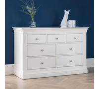 Clermont Chest of Drawers - 4+3 Drawer - White