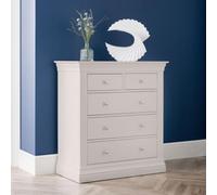 Clermont Soft Grey 3+2 Drawer Chest