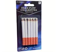 CLESEN Fake Cigarettes, 3.25 Inch Puff Cigarettes (Pack of 6), Realistic Look - Ideal for Themed Parties/Theatrical Performances
