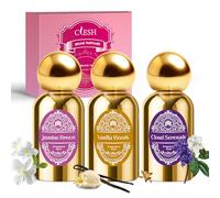 CLESH Body Spray for Women, Fragrant Mist, Travel Size, 3 Count 60ml/2.1Fl Oz, Woody Vanilla, Cloud Serenade, Jasmine Breeze