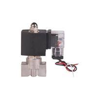 CLEUFWKO 1/4" 3/8" Solenoid Valve Small-caliber Stainless Steel DC24V AC24V(DN10 DC24V)