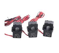 CLEUFWKO 3PCS KCT16 Split Core Current Transformer Open Miniature Small 50/5 100/5 150/5 200/5 Class 0.5(50A 5A)