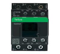 CLEUFWKO LC1D09BDC DC Contactor LC1D12A LC1D18A LC1D25A LC1D32A LC1D38 24V 48V 110V 220V DC Motor(DC LC1D25A,220V)