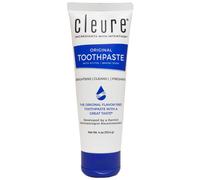 Cleure Original Natural Toothpaste - Flavor-Free Fluoride-Free - Helps Whiten - with Xylitol for Fresh Breath - Natural Great Taste for Children