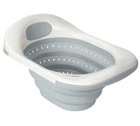 ClevaMama ClevaBath - The Baby Sink Bath, Foldable Newborn Bathtub - Grey, 53x38x30 cm, 0-12 Months