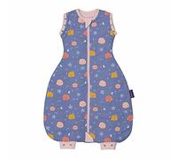 ClevaMama 3 in 1 Nite Nite Baby Romper - Newborn and Baby Swaddle Bag - 100% Cotton, 2.5 TOG, 0-9 Months, Pink