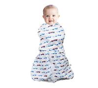 Clevamama 3-in-1 Swaddle Bag (0-3 Months, Cotton, Blue)