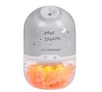 ClevaMama ClevaPure Himalayan Salt Lamp - Humidifier, Air Purifier, Aromatherapy Diffuser for Nursery - Universal Adapter 110-240V White
