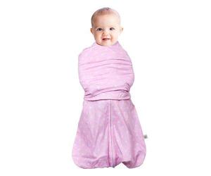 Clevamama Swaddle Bag 2 in 1 Pink 0-3 mths