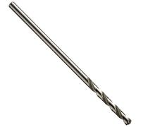 Cleveland 3957 12 High Speed Steel Aircraft Extension Drill Bit, 12" Overall Length, Uncoated (Bright), Round Shank, 135 Degree Split Point, Wire Size #2 (Pack of 6)