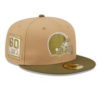 Cleveland Browns NFL Cap Men's New Era Anniversary Fitted Hat - New