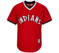 Cleveland Indians Cool Base Cooperstown Replica Alternate Road Fan Baseball - Size X-Large