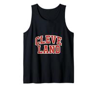 Cleveland Ohio Red White Logo Tank Top