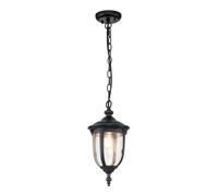 Cleveland Outdoor Pendant Ceiling Light Weathered Bronze IP44 Netlighting Brown One Size