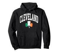 Cleveland St Patricks day irish flag shamrock Pullover Hoodie