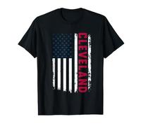 Cleveland USA Flag Lover Patriotic American Cleveland Value Graphic T-Shirt