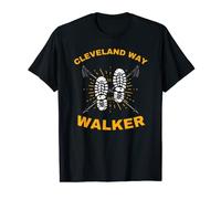 Cleveland Way Walker Walking Rambling Footpath T-Shirt