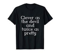 Clever As The Devil Aesthetic Emo Goth Punk Gift T-Shirt