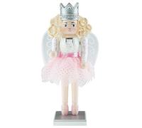 Clever Creations Traditional Sugar Plum Fairy Wooden Nutcracker | Festive Christmas Decor | Stands at 10" Tall | Perfect Size for Shelves Tables