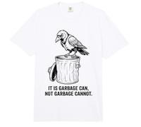Clever Crow Retro It is Garbage Can Not Garbage Cannot Funny Comfort Colors Adult Heavyweight T-Shirt