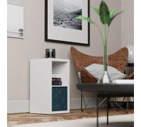 Clever Cube 2 Compartment Storage Unit White