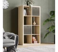 Clever Cube 8 Compartment Storage Unit Light Oak