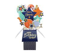 Clever Cube Time to Celebrate Pop! Fizz! Fun! Birthday Pop Up Greeting Card CU005