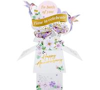Clever Cube to Both of You Cheers, Lovebirds! Anniversary Pop Up Greeting Card CU018.A