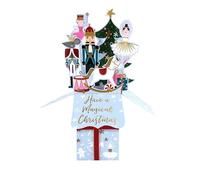 Clever Cubes Pop Up Magical Nutcracker Christmas Card 3D Xmas Card XCU002