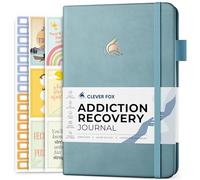Clever Fox Addiction Recovery Journal, Daily Sobriety Planner, A5 Blue Surf