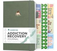 Clever Fox Addiction Recovery Journal, Daily Sobriety Planner, A5 Cypress