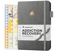 Clever Fox Addiction Recovery Journal, Daily Sobriety Planner, A5 Grey