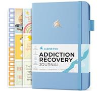 Clever Fox Addiction Recovery Journal, Daily Sobriety Planner, A5 LightBlue