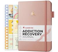 Clever Fox Addiction Recovery Journal, Daily Sobriety Planner, A5 Rose Gold