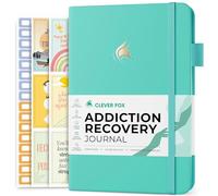 Clever Fox Addiction Recovery Journal, Daily Sobriety Planner, A5 Turquoise
