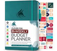 Clever Fox Bi-Weekly Budget Planner - Undated Financial Organizer with Expense & Bill Tracker - Finance Book for Household Money Budgeting - 5.8″ x 8.3″ Hardcover (Dark Teal)