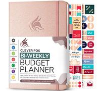 Clever Fox Bi-Weekly Budget Planner - Undated Financial Organizer with Expense & Bill Tracker - Finance Book for Household Money Budgeting - 5.8″ x 8.3″ Hardcover (Rose Gold)