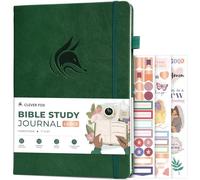 Clever Fox Bible Study Journal - Church Notes Notebook - Note Taking & Journaling Kit - Faith Based Religious Gifts & Accessories (Forest Green, Smaller than A4 (18.5 x 26cm))