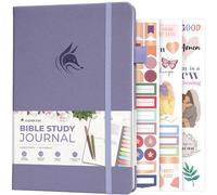 Clever Fox Bible Study Journal, Guide, Supplies for Women 14x21 Lavender