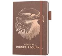 Clever Fox Birder's Journal Pocket Edition (Dark Terracotta (Gold Foil))