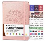 Clever Fox Budget Book - Financial Planner Organizer & Expense Tracker. Money Planner Account Notebook for Monthly Budgeting. Compact (Rose Gold)