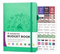 Clever Fox Budget Book - Financial Planner Organizer & Expense Tracker. Money Planner Account Notebook for Monthly Budgeting. Compact (Emerald)