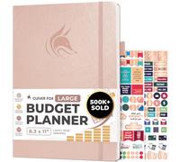 Clever Fox Budget Planner - Expense Tracker Notebook. Monthly Budgeting Organizer, Finance Logbook & Accounts Book, Bill Tracker, A4 (Rose Gold)
