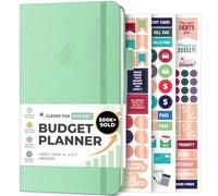 Clever Fox Budget Planner - Expense Tracker Notebook. Monthly Budgeting Organizer, Finance Logbook & Accounts Book, Bill Tracker, Pocket size (Mint Green)