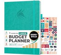 Clever Fox Budget Planner - Expense Tracker Notebook. Monthly Budgeting Organizer, Finance Logbook & Accounts Book, Bill Tracker, A4 (Aquamarine)