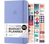Clever Fox Budget Planner - Expense Tracker Notebook. Monthly Budgeting Organizer, Finance Logbook & Accounts Book, Bill Tracker, Pocket size (Lavender)