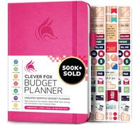 Clever Fox Budget Planner - Expense Tracker Notebook. Monthly Budgeting Organizer, Finance Logbook & Accounts Book, Bill Tracker, A5 (Hot Pink)