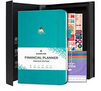 Clever Fox Budget Planner Premium - Expense Tracker Notebook, Budget Planner Organizer - Budget Book & Money Journal, A5 Hardcover (Turquoise)