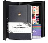 Clever Fox Budget Planner Premium - Expense Tracker Notebook, Budget Planner Organizer - Budget Book & Money Journal, A5 Hardcover (Mystic Grey)